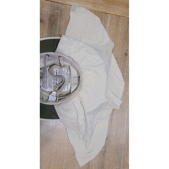 RARE Tilley LTM6 IS 7 1/4 Insect Shield Airflo Sun Hat Hiking With NECK FLAP Tan - Picture 6 of 10